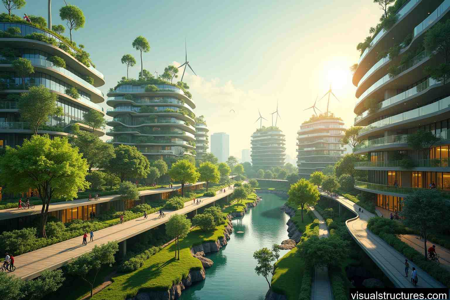 Advancing Green Architecture through Visualization: The Role of Sustainability and Technology